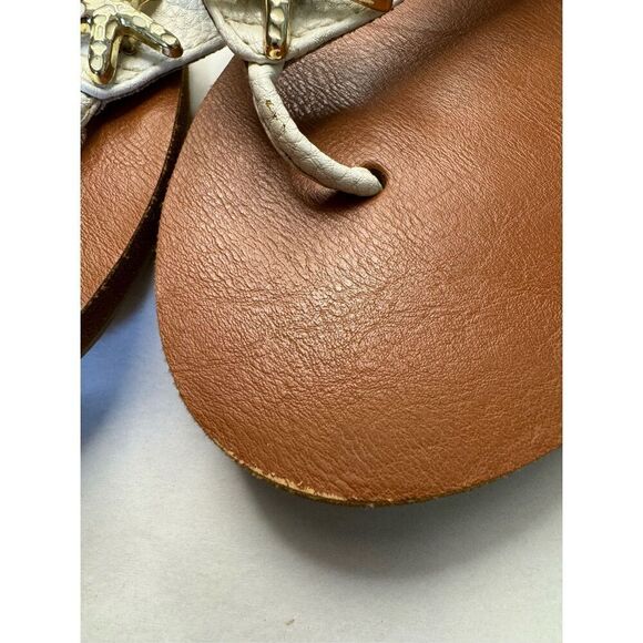 Amanda Blu Flip flops sz 9 spring, summer, pool, cruise beautiful elegant - Picture 10 of 10